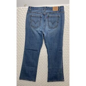 Levis 515 Jeans Womens Size 20M Boot Cut‎ Blue Denim 5-pockets cotton Blend